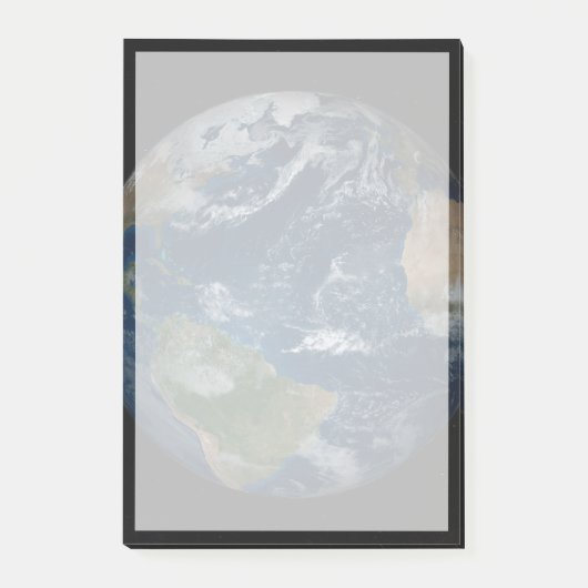 Aarde met wolken en Zee Post-it® Notes (Voorkant)