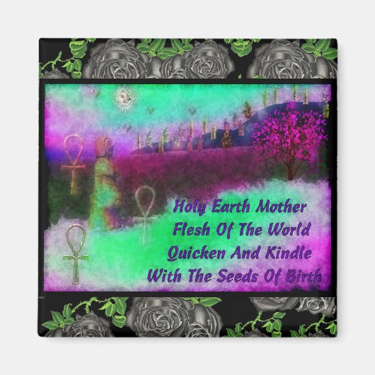 Aarde moeder magneet (Voorkant)