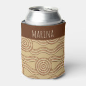 Aarde  naam Australian Dreamtime Blikjeskoeler (Blikje Voorkant)