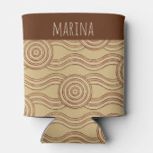 Aarde  naam Australian Dreamtime Blikjeskoeler (Achterkant)