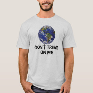 Aarde niet op me lezen t-shirt