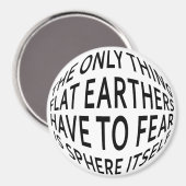 Aarde niet plat magneet (Voorkant / Achterkant)