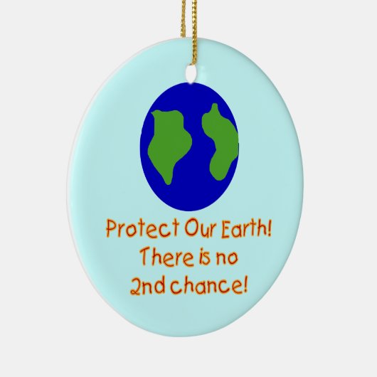 Aarde Nr. 2e T-shirts en geschenken Keramisch Ornament (Rechts)