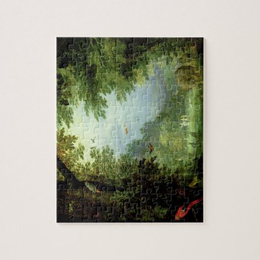 Aarde of het aardparadijs, detail van Adam en Legpuzzel (Verticaal)