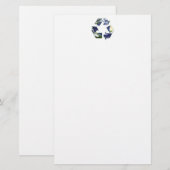 Aarde - Recycling Briefpapier (Voorkant / Achterkant)