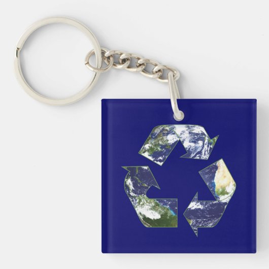 Aarde - Recycling Sleutelhanger (voorkant)