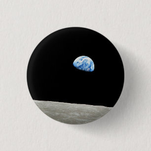 Aarde Ronde Button 3,2 Cm