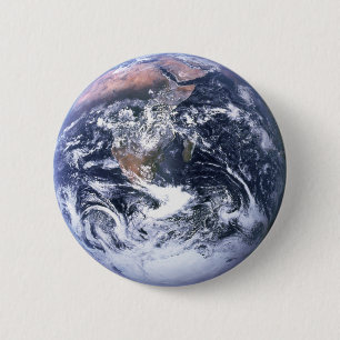 Aarde Ronde Button 5,7 Cm