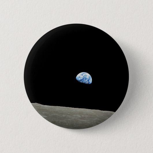 Aarde Ronde Button 5,7 Cm (Voorkant)