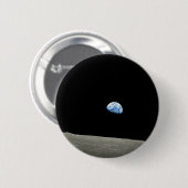 Aarde Ronde Button 5,7 Cm (Voorkant /achterkant)