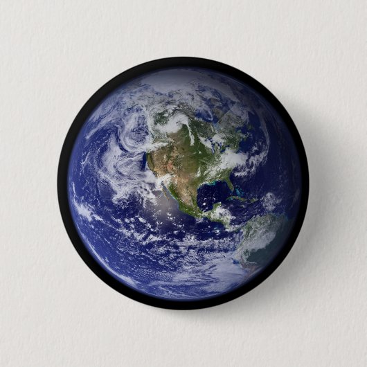 Aarde Ronde Button 5,7 Cm (Voorkant)
