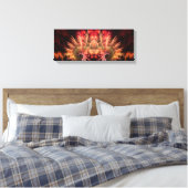 Aarde Royale: Fractal Art: Gewatteerd Canvas (Insitu (Slaapkamer))