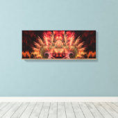 Aarde Royale: Fractal Art: Gewatteerd Canvas Afdruk (Insitu (Houten vloer))