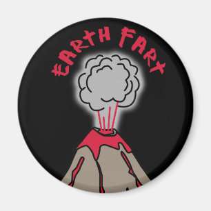 Aarde scheet vulkaan magneet