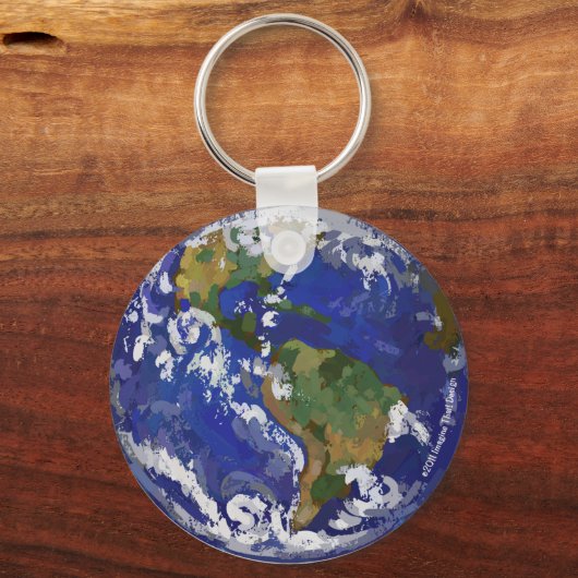 Aarde Sleutelhanger (Voorkant)