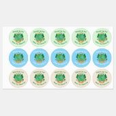 Aarde stickers verzorgen (Vel)
