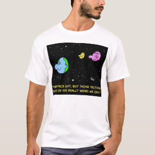 AARDE TECTONISCHE BORDEN WEINIG T-SHIRT