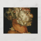 Aarde, Terra, 1570, door Giuseppe Arcimboldo Briefkaart (Voorkant)
