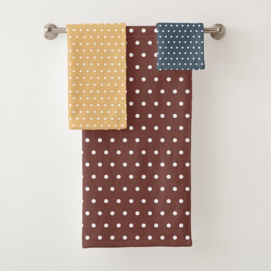 AARDE TONE TINY POLKA DOTS BAD HANDDOEK (Insitu)