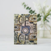 Aarde Tonen Concentrische cirkels Briefkaart (Staand voorkant)