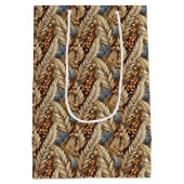 Aarde Tonen Kerst Merry Patroon # 21 ID1009 Medium Cadeauzakje (Achterkant)