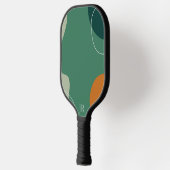 Aarde toon organische vormen pickleball paddle (Links)