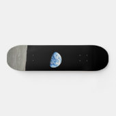 aarde uit het ruimte universum van de maan skateboard (Horizontaal)