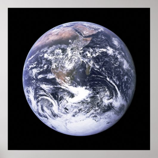 Aarde van Apollo 17 Poster (Voorkant)