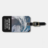 Aarde van de Apollo 12 ruimtesonde. Bagagelabel (Voorkant horizontaal)