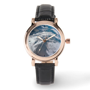 Aarde van de Apollo 12 ruimtesonde. Horloge