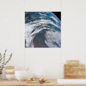 Aarde van de Apollo 12 ruimtesonde. Poster (Keuken)