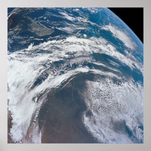 Aarde van de Apollo 12 ruimtesonde. Poster (Voorkant)