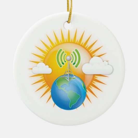 AARDE VAN DE CELTOREN KERAMISCH ORNAMENT (Voorkant)