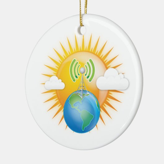 AARDE VAN DE CELTOREN KERAMISCH ORNAMENT (Links)