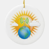 AARDE VAN DE CELTOREN KERAMISCH ORNAMENT (Achterkant)