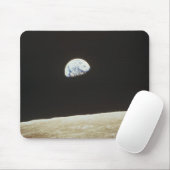 Aarde van de maan muismat (Met muis)