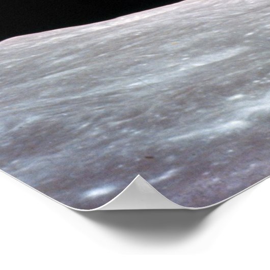 Aarde van de maan poster (Hoek)