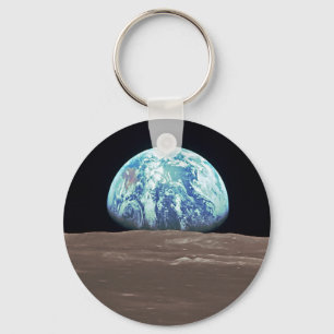 Aarde van de maan sleutelhanger