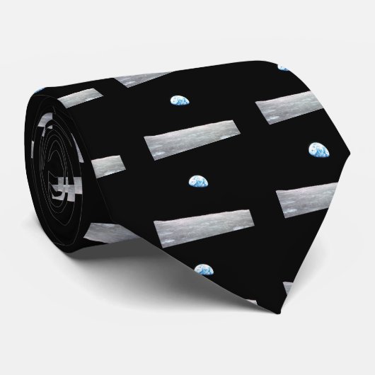 Aarde van de maan stropdas (Opgerold)