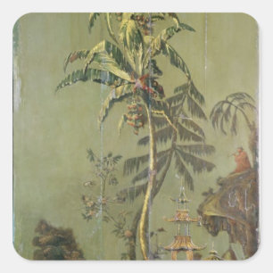 Aarde, van een reeks panelen die vierkante sticker