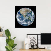 AARDE VAN RUIMTEPLANET Blue Marble 2012 Composite Poster (Thuiskantoor)