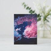 Aarde van Satelliet Briefkaart (Staand voorkant)