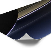 Aarde van Saturn Poster (Hoek)