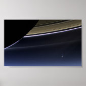 Aarde van Saturn Poster (Voorkant)