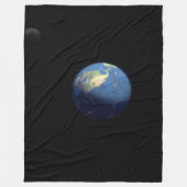AARDE vanuit DE RUIMTE Fleece Deken (Voorkant)