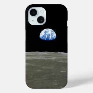 Aarde vanuit Maan in de zwarte ruimte: Earthrise