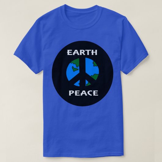 Aarde Vrede T-shirt (Design voorkant)