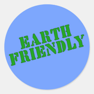 AARDE VRIENDELIJKE Earth Day T - shirts en Tassen Ronde Sticker