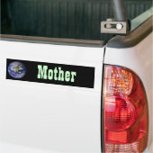Aarde - Westerne Hemisphere Bumpersticker (Op Truck)
