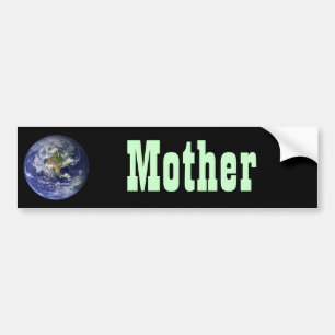 Aarde - Westerne Hemisphere Bumpersticker
